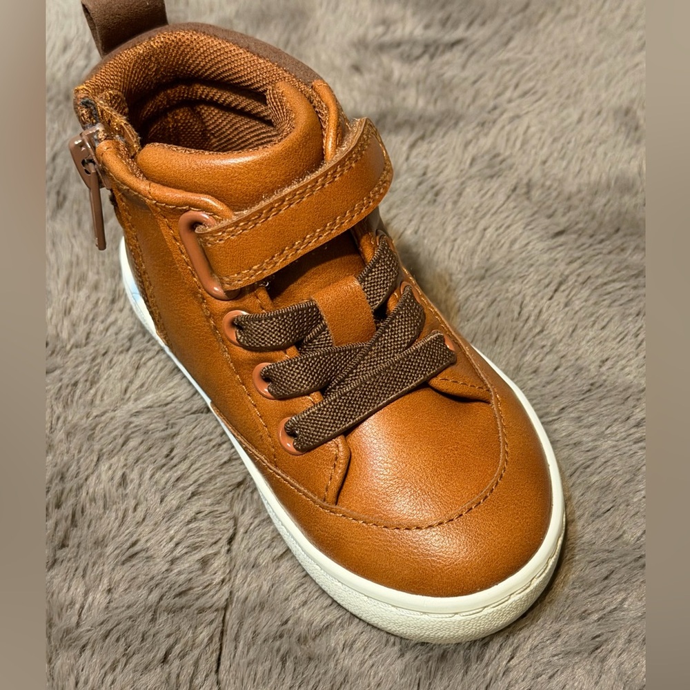 Cat & Jack - Toddler’s Brown Aidan Sneaker Boots, Size - 6T - Picture 9 of 15